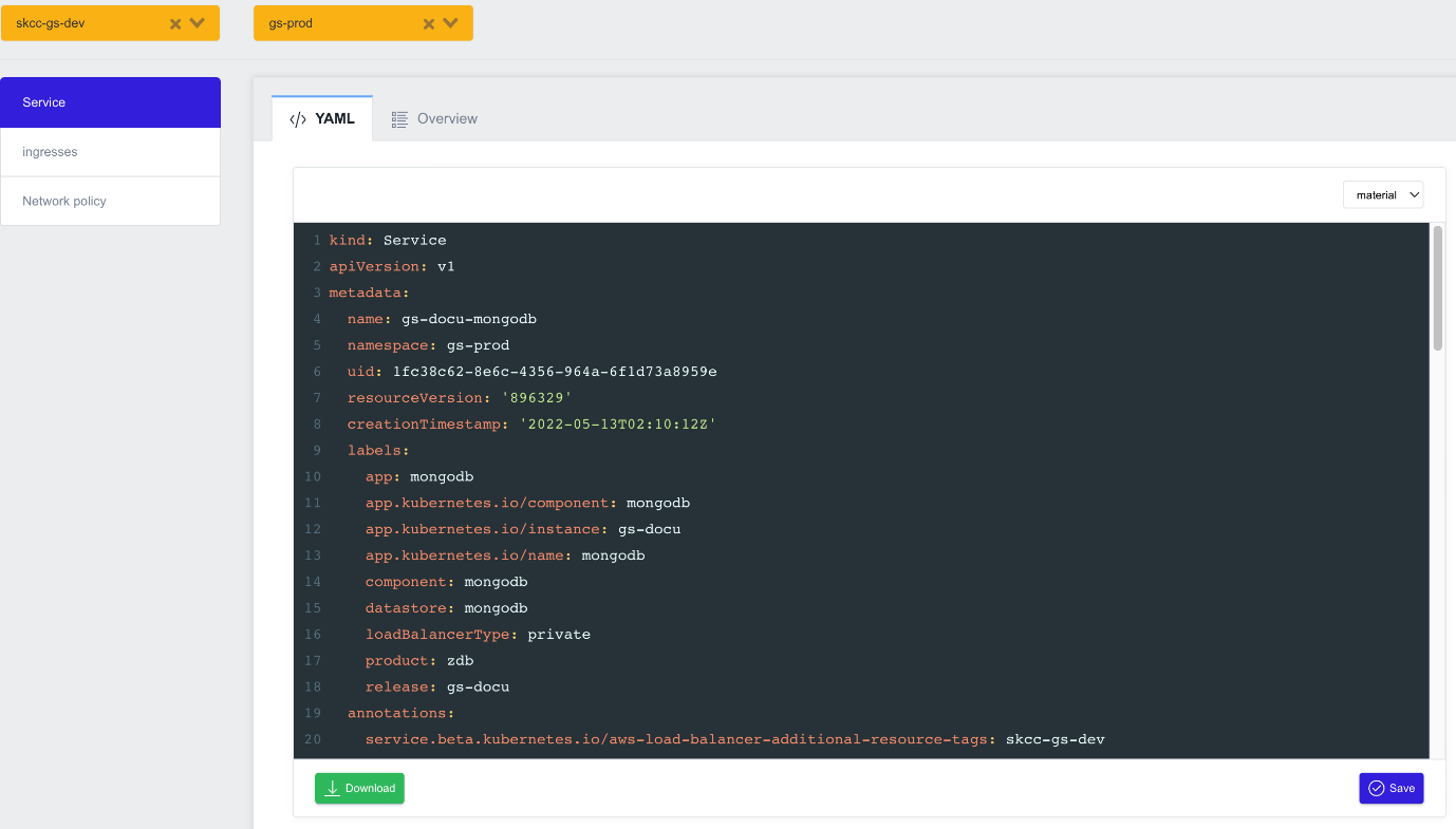 Kubernetes 资源编辑器